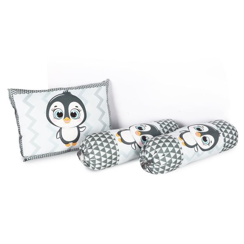 Toynix Baby Sleeping Soft Cotton Godadi with Pillow & 2 Bolsters, Soft Cotton Newborn Bedding Mattress for (0–12 Months) Baby