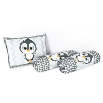 Toynix Baby Sleeping Soft Cotton Godadi with Pillow & 2 Bolsters, Soft Cotton Newborn Bedding Mattress for (0–12 Months) Baby