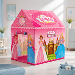 Kiddlix Little Princess Kids Play Tent House, Foldable Indoor Playhouse with Premium Polyester Fabric & Fiberglass Frame for Girls (3–10 Years)