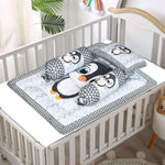 Toynix Baby Sleeping Soft Cotton Godadi with Pillow & 2 Bolsters, Soft Cotton Newborn Bedding Mattress for (0–12 Months) Baby