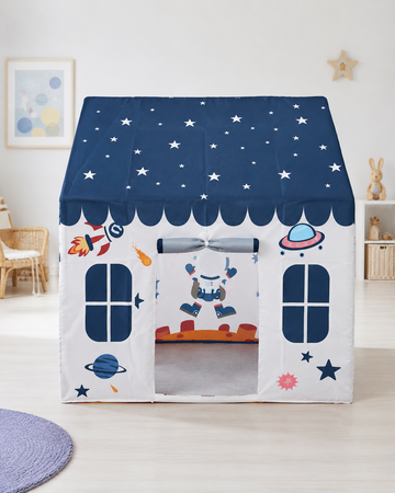 Kiddlix Kids Play Tent House Space Explorer Astronaut Cottage Indoor & Outdoor Playhouse for Boys & Girls Age 3-10 Years