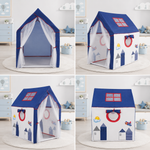 Kiddlix Kids Play Tent House. Playhouse for Boys & Girls Age 3-8 Years. City House Indoor & Outdoor Foldable Portable Play Tent