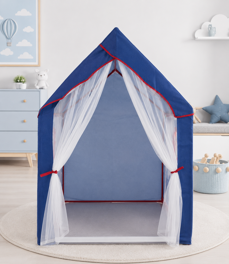 Kiddlix Kids Play Tent House. Playhouse for Boys & Girls Age 3-8 Years. City House Indoor & Outdoor Foldable Portable Play Tent