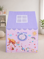 Kiddlix Kids Play Tent House. Playhouse for Boys & Girls Age 3-8 Years. Unicorn Wonderland Indoor & Outdoor Foldable Portable Play Tent