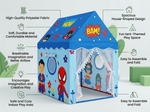 Kiddlix Kids Play Tent House. Superhero Theme Indoor & Outdoor Playhouse for Boys & Girls Age 3-8 Years. Foldable & Portable Play Tent