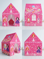 Kiddlix Princess Castle Extra Large Kids Play Tent House for 2 Children, Foldable Indoor Playhouse with Premium Polyester Fabric & Fiberglass Frame (3–10 Years)