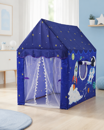Kiddlix Kids Play Tent House. Playhouse for Boys & Girls Age 3-8 Years. Space Adventure Indoor & Outdoor Foldable Portable Play Tent